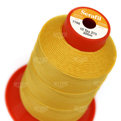 Yellows/Greens Serafil Thread 10 (TEX 270) 7766 - Relicate Leather Automotive Interior Upholstery