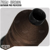 Outdoor PRO Polyester Thread - SIZE 30 (TEX 90) - 16oz Brown - 7765U - Size 30 (TEX 90) - 1LB - Relicate Leather Automotive Interior Upholstery