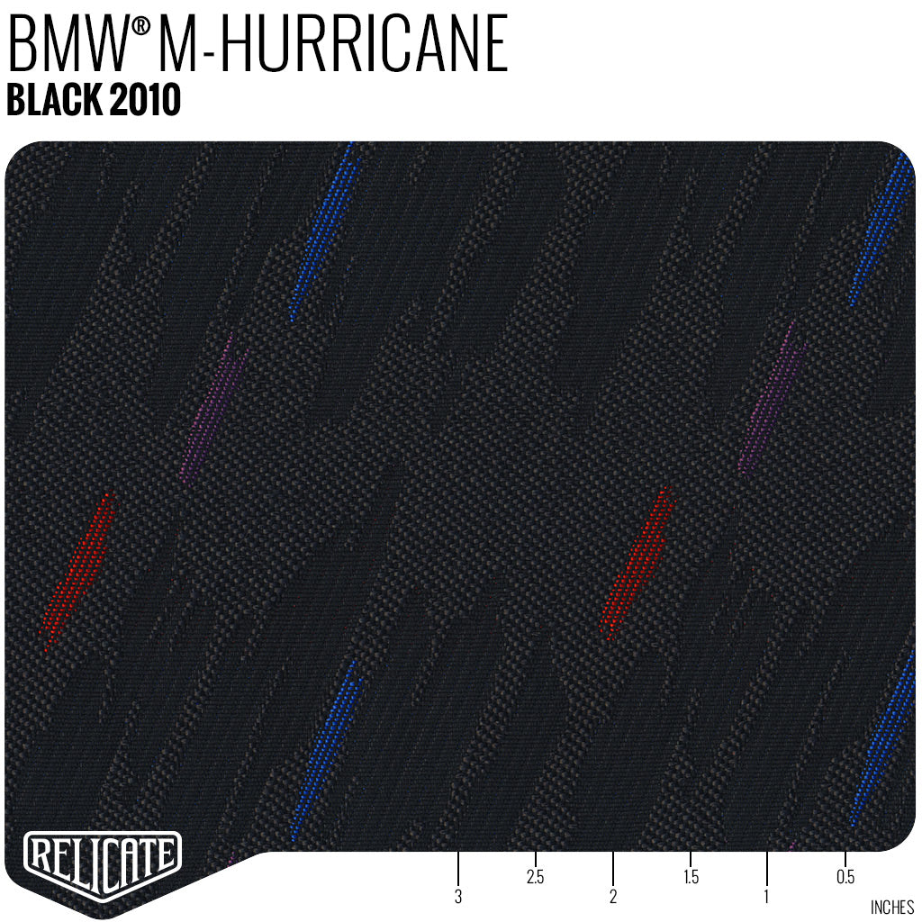 M HURRICANE FABRIC - BLACK Product / Black - Relicate Leather Automotive Interior Upholstery