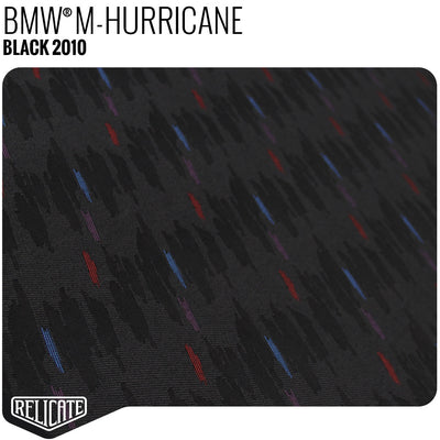 M HURRICANE FABRIC - BLACK - Relicate Leather Automotive Interior Upholstery