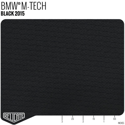 BMW M-Fabrics by the Linear Foot M Tech - Solid Black 2015 - Linear Foot - Relicate Leather Automotive Interior Upholstery