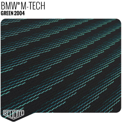 M TECH FABRIC - GREEN - Relicate Leather Automotive Interior Upholstery