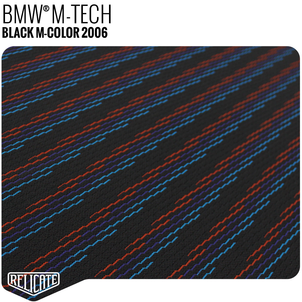 M TECH FABRIC - BLACK M-COLOR - Relicate Leather Automotive Interior Upholstery