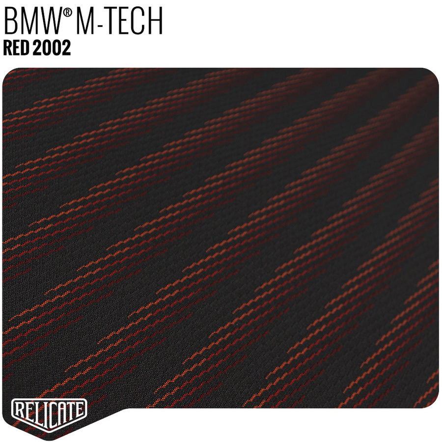 M TECH FABRIC - RED Product / Red - Relicate Leather Automotive Interior Upholstery