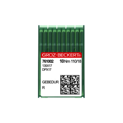 Groz-Beckert 135x17 Titanium Nitrate Needles Size 18 (Nm 110) - 761002 / 10 Pack - Relicate Leather Automotive Interior Upholstery