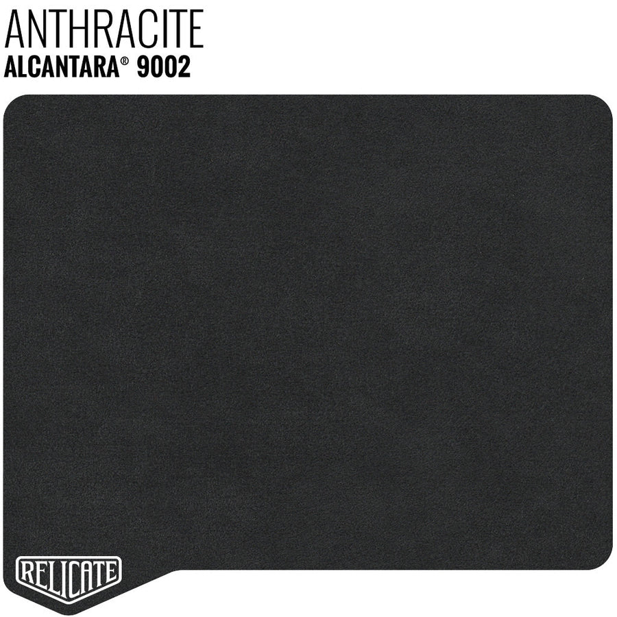 Alcantara - Small Panels 9040 Black - Unbacked / 12 x 11.5 - Relicate Leather Automotive Interior Upholstery