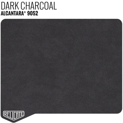 Alcantara - Small Panels 9052 Dark Charcoal - Unbacked / 12 x 11.5 - Relicate Leather Automotive Interior Upholstery