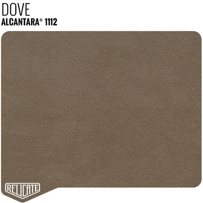 Alcantara - Small Panels 1112 Dove Grey - Unbacked / 12 x 11.5 - Relicate Leather Automotive Interior Upholstery