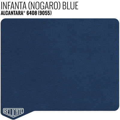 Alcantara by the Linear Foot 6408 (9055) Infanta/Nogaro Blue - Unbacked / Linear Foot - Relicate Leather Automotive Interior Upholstery