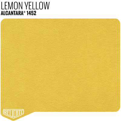 Alcantara - Unbacked 1452 Lemon Yellow - Unbacked / Product - Relicate Leather Automotive Interior Upholstery