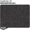 German Square Weave Carpet Remnants Charcoal - 24" x 71" - Relicate Leather Automotive Interior Upholstery