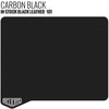 Carbon Black Leather Product / 1/4 Hide - Relicate Leather Automotive Interior Upholstery