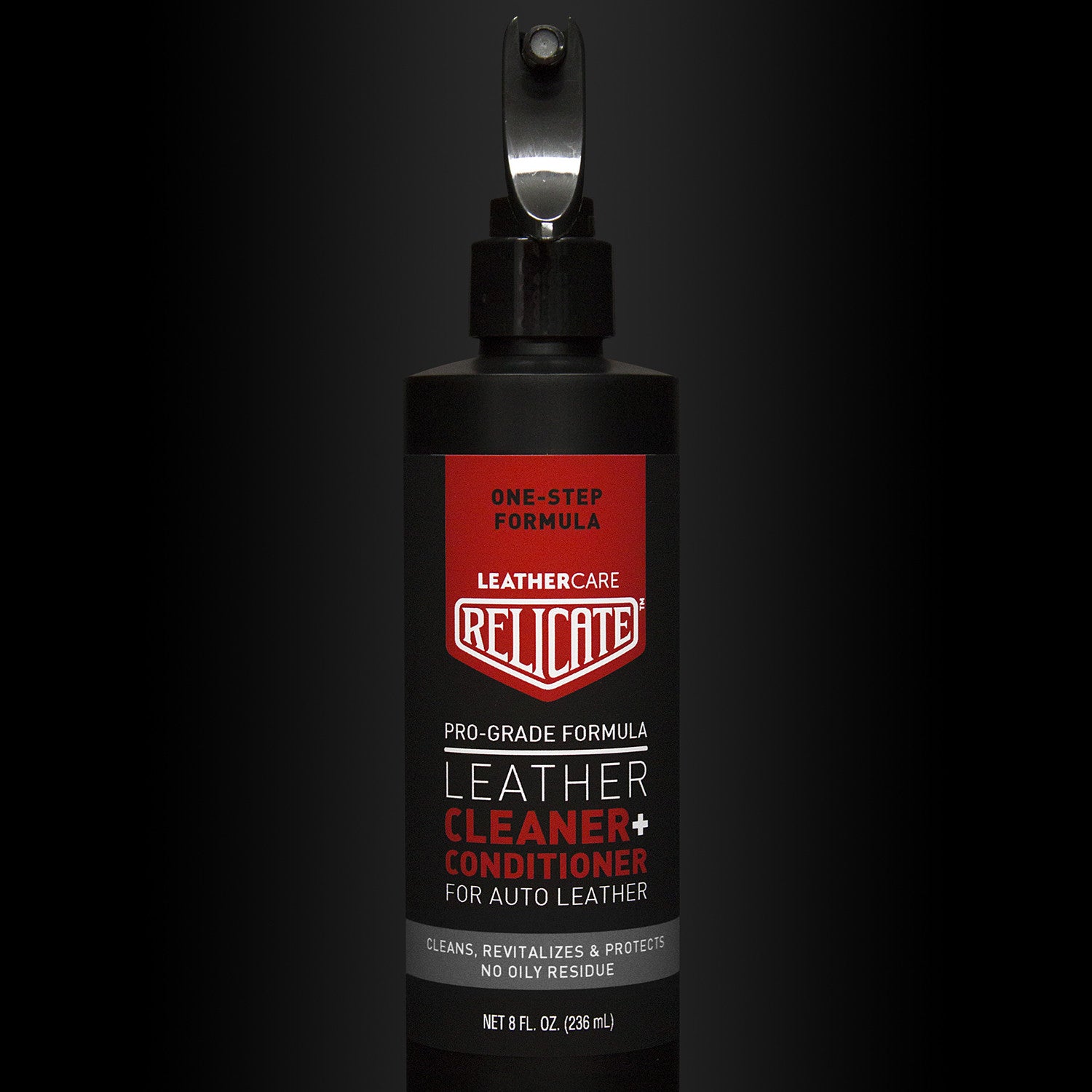 Relicate Leather Cleaner + Conditioner 8oz Bottle - Relicate Leather Automotive Interior Upholstery