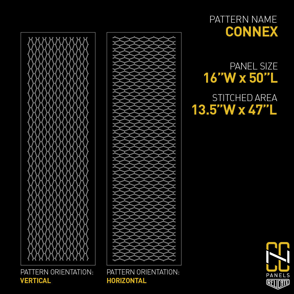 Connex CNC Stitched Panel - Relicate Leather Automotive Interior Upholstery