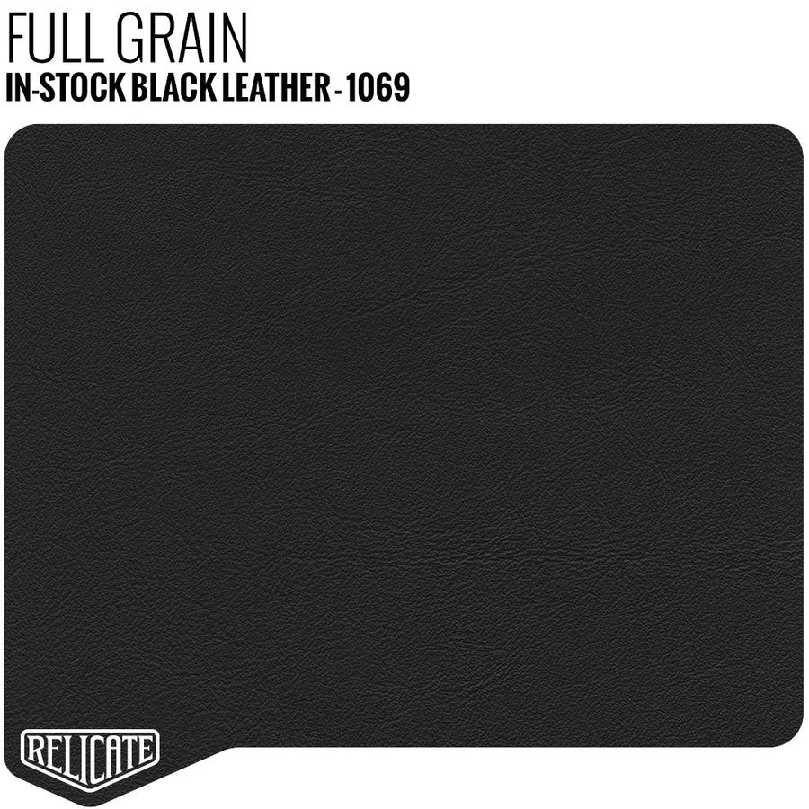 Full Grain Black Leather Product / 1/4 Hide - Relicate Leather Automotive Interior Upholstery