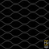 Nested Wave CNC Stitched Panel  - Relicate Leather Automotive Interior Upholstery