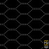 Wide Hex CNC Stitched Panel  - Relicate Leather Automotive Interior Upholstery