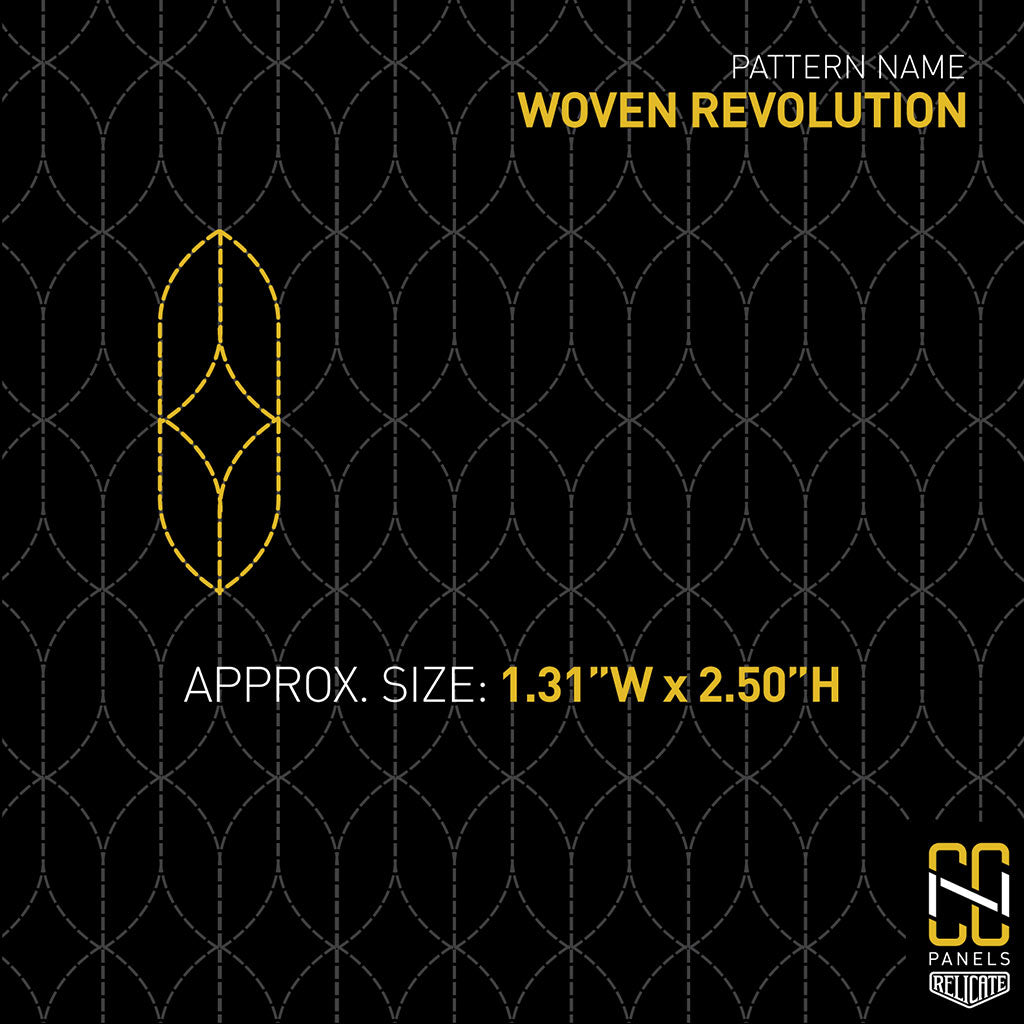 Woven Revolution CNC Stitched Panel - Relicate Leather Automotive Interior Upholstery