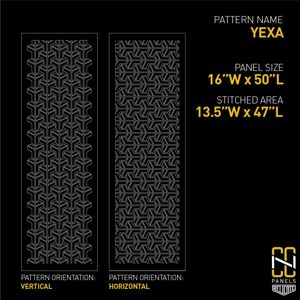 Yexa CNC Stitched Panel - Relicate Leather Automotive Interior Upholstery