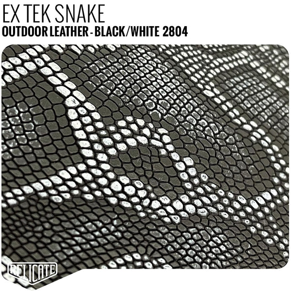 EX TEK Outdoor Leather - Snake Black/White Relicate