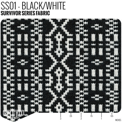 SURVIVOR SERIES SS01 - BLACK/WHITE Default Title - Relicate Leather Automotive Interior Upholstery