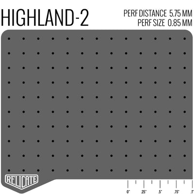 PERFORATION ADD-ON SERVICE HIGHLAND-2 / Textile (per yard) - Relicate Leather Automotive Interior Upholstery