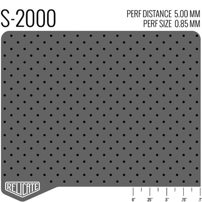 PERFORATION ADD-ON SERVICE S-2000 / Textile (per yard) - Relicate Leather Automotive Interior Upholstery