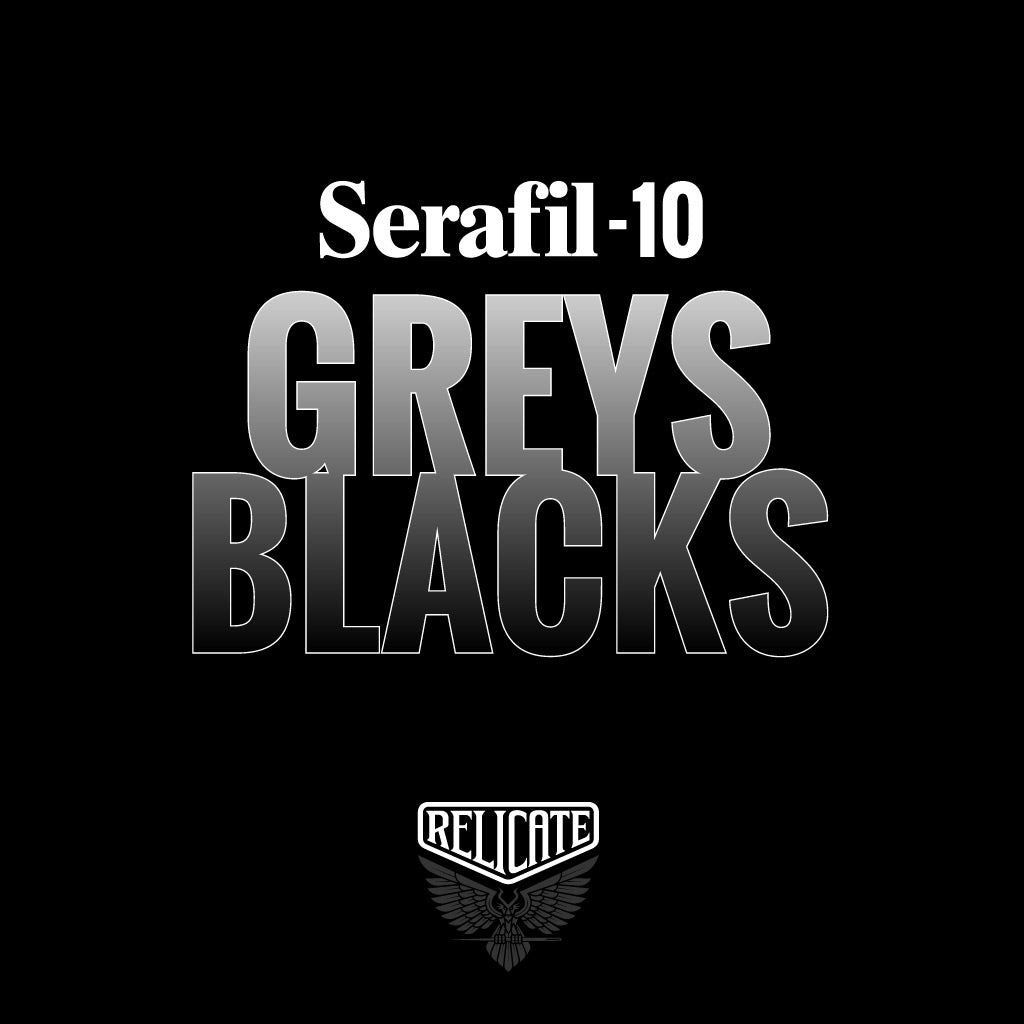 Greys/Blacks Serafil Thread 10 (TEX 270) - Relicate Leather Automotive Interior Upholstery