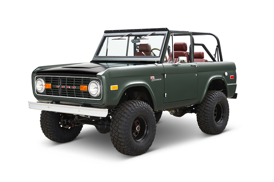 Classic Ford Broncos with Relicate Antiqued Leather Redwood