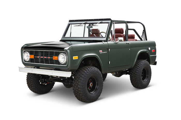 Classic Ford Broncos with Relicate Antiqued Leather Redwood