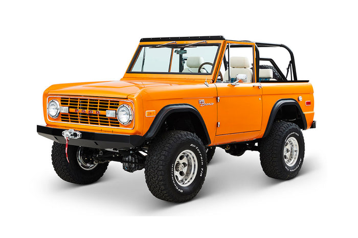 1969 CFB Ford Bronco with Blue Plaid interior