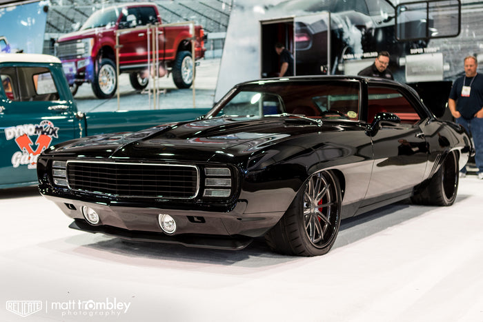 1969 Chevrolet Camaro Relicate Custom Red Leather Interior