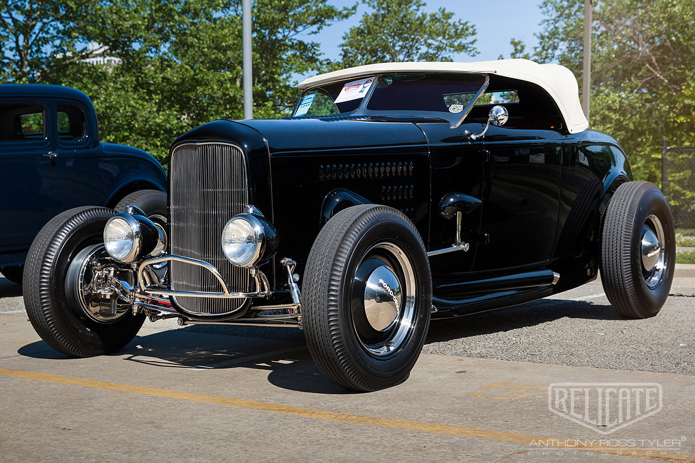 1932 Ford Roadster Antiqued Relicate Distressed Leather Interior
