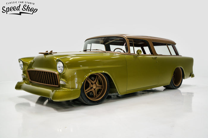 1955 Chevrolet Nomad Custom Relicate Leather Interior