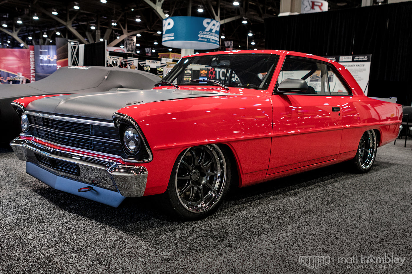 1967 Chevy II Detroit Speed Relicate Custom Leather Interior