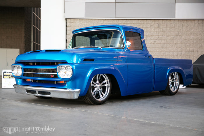 Ford F100 Relicate Leather interior Ryan Korek Designs