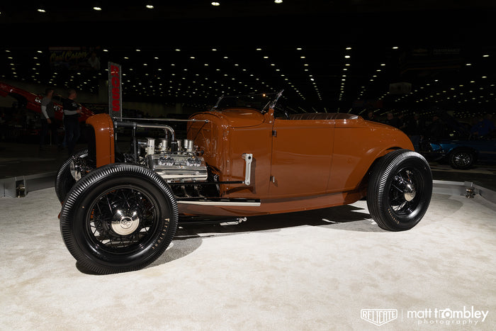 1931 Ford Relicate Leather Interior Hilton Woods Antiqued Full Grain Leather