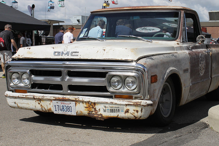 1971 GMC Patina Pickup Truck Custom Relicate Leather Interior