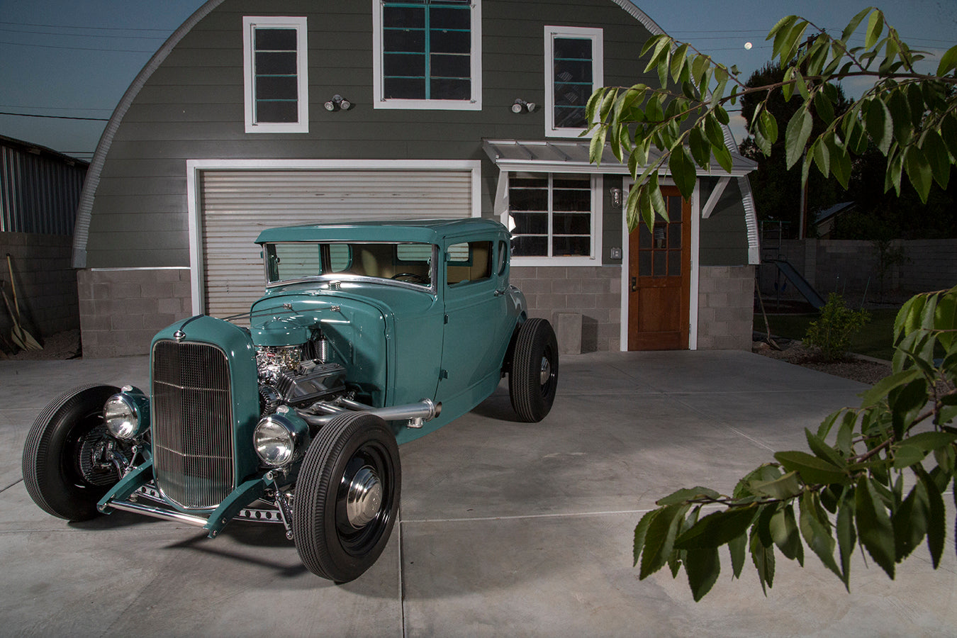 1932 Ford Model A Coupe Relicate Distressed Leather