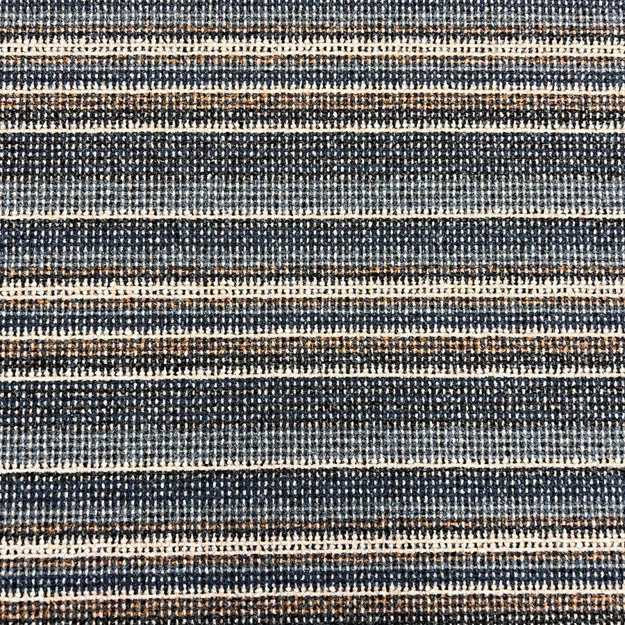 Southwest Style NOS Fabric - Blue Stripe - 7 yards - Relicate Leather Automotive Interior Upholstery