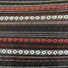 Southwest Style NOS Fabric - Black/Brown/Red/White - 6 yards - Relicate Leather Automotive Interior Upholstery