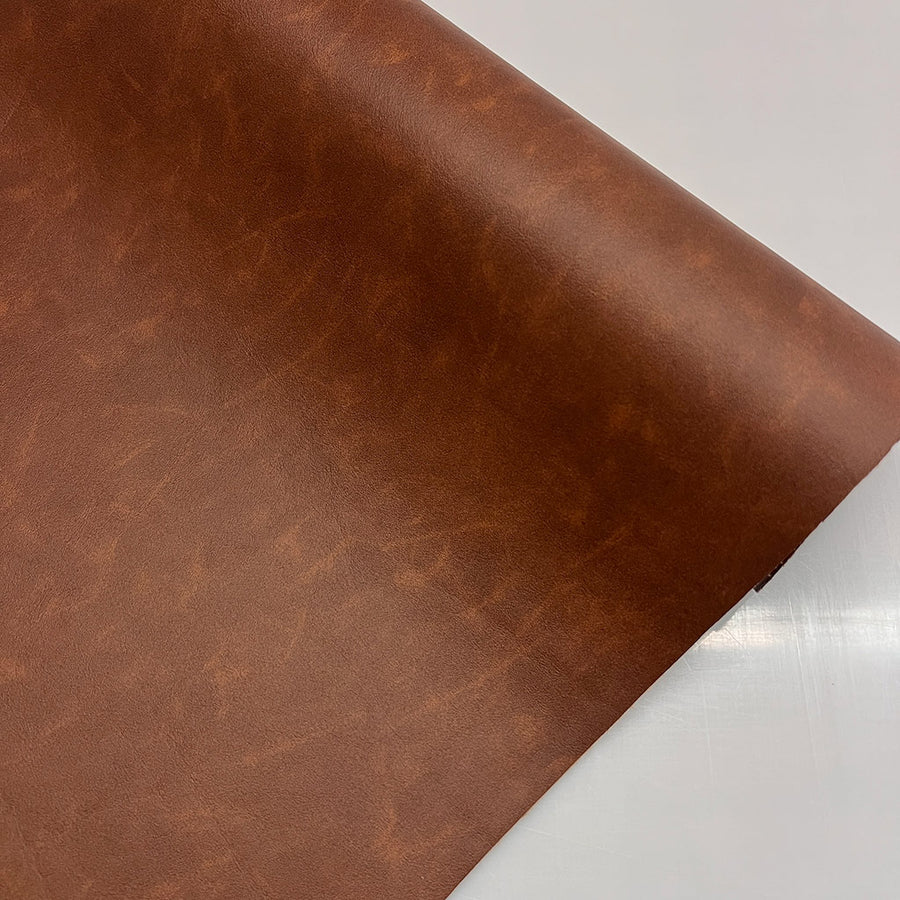 Cigar Distressed Leather - 1/2 Hide