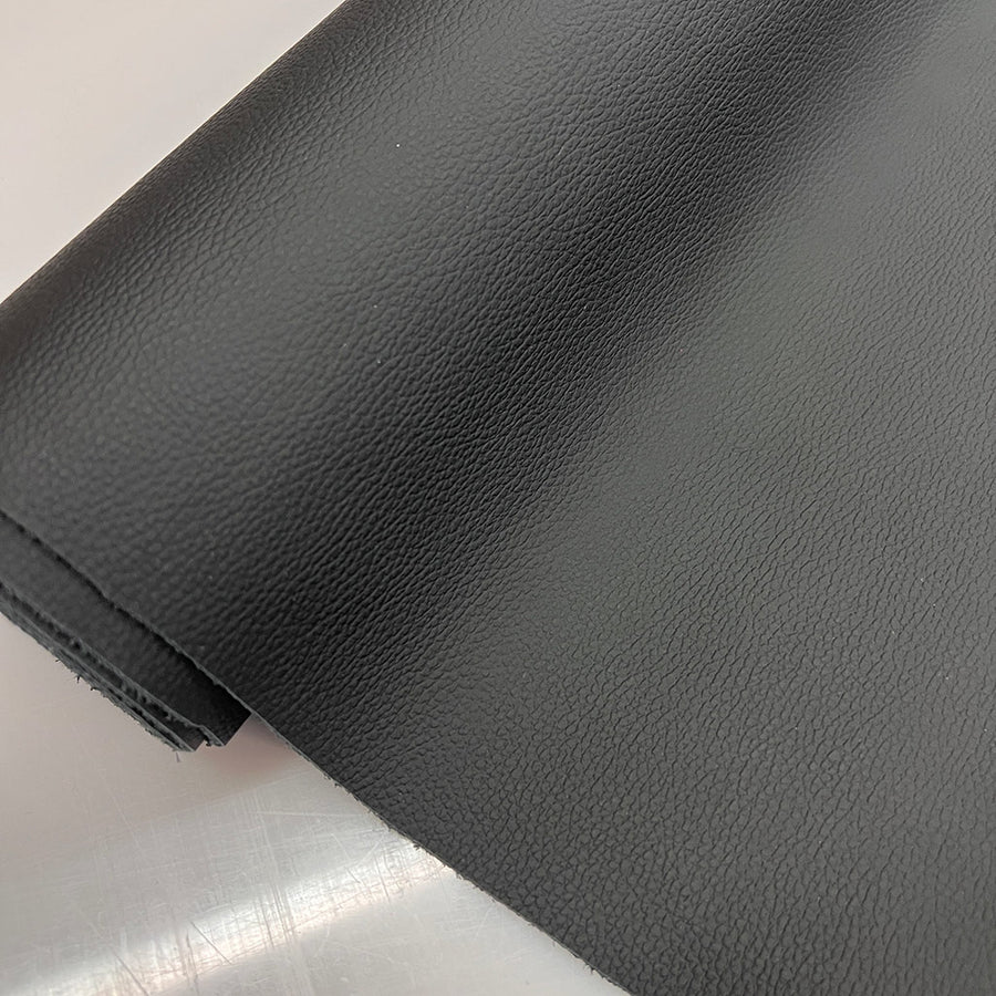 Pebble Grain Black Leather - 1/2 Hide