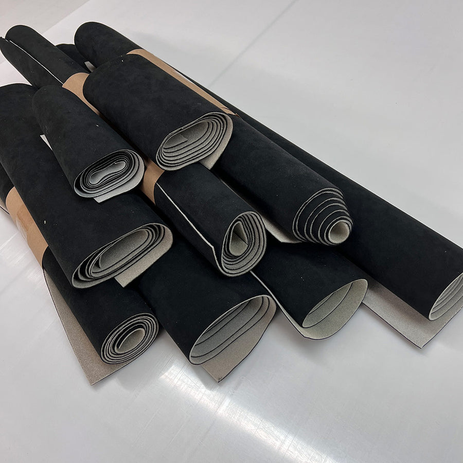 Alcantara Soft 9040 Black - 9 pieces