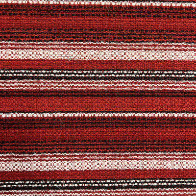 Southwest Style NOS Fabric - Red Stripe - 5 yards - Relicate Leather Automotive Interior Upholstery