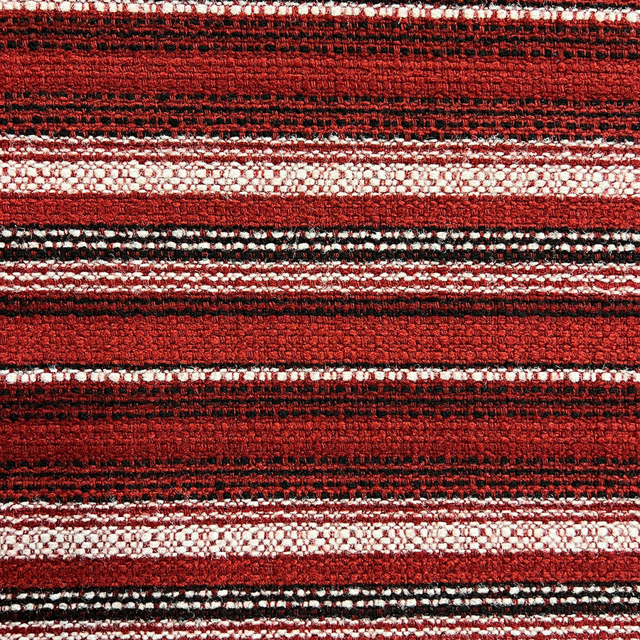 Southwest Style NOS Fabric - Red Stripe - 5 yards - Relicate Leather Automotive Interior Upholstery