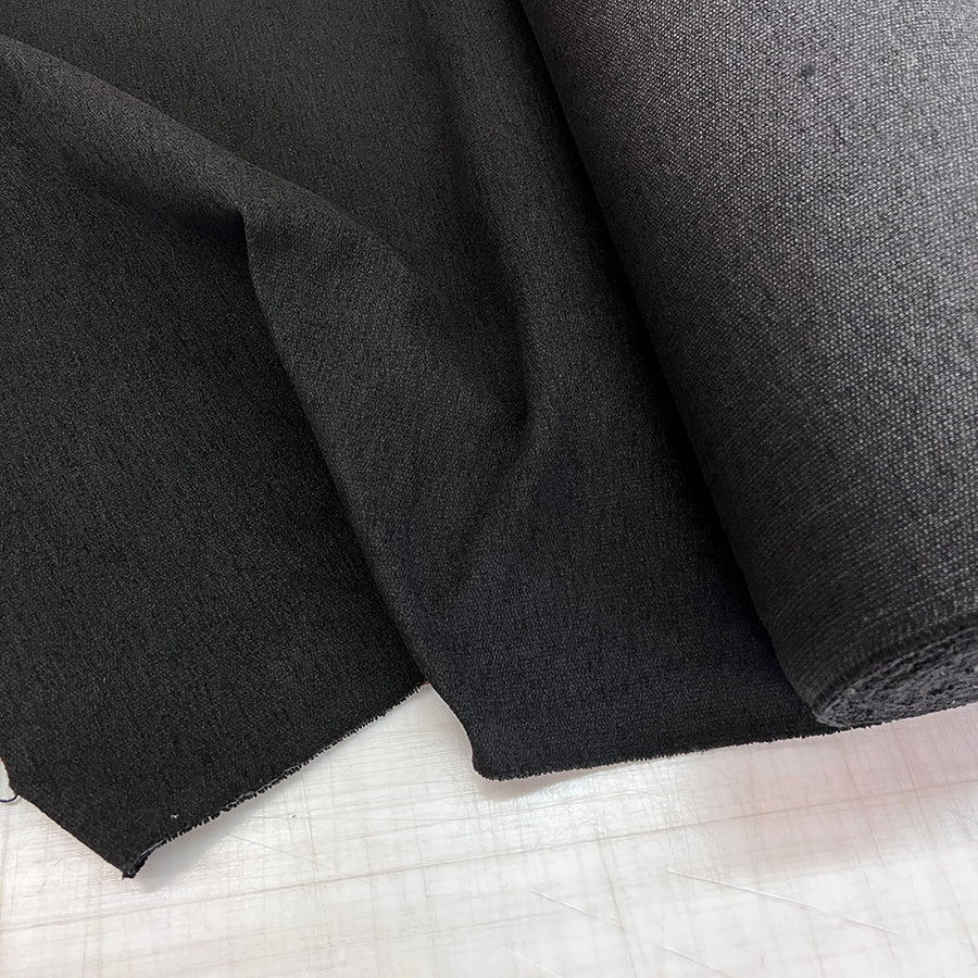 Solid Black Recaro Seating Fabric - Relicate Leather Automotive Interior Upholstery