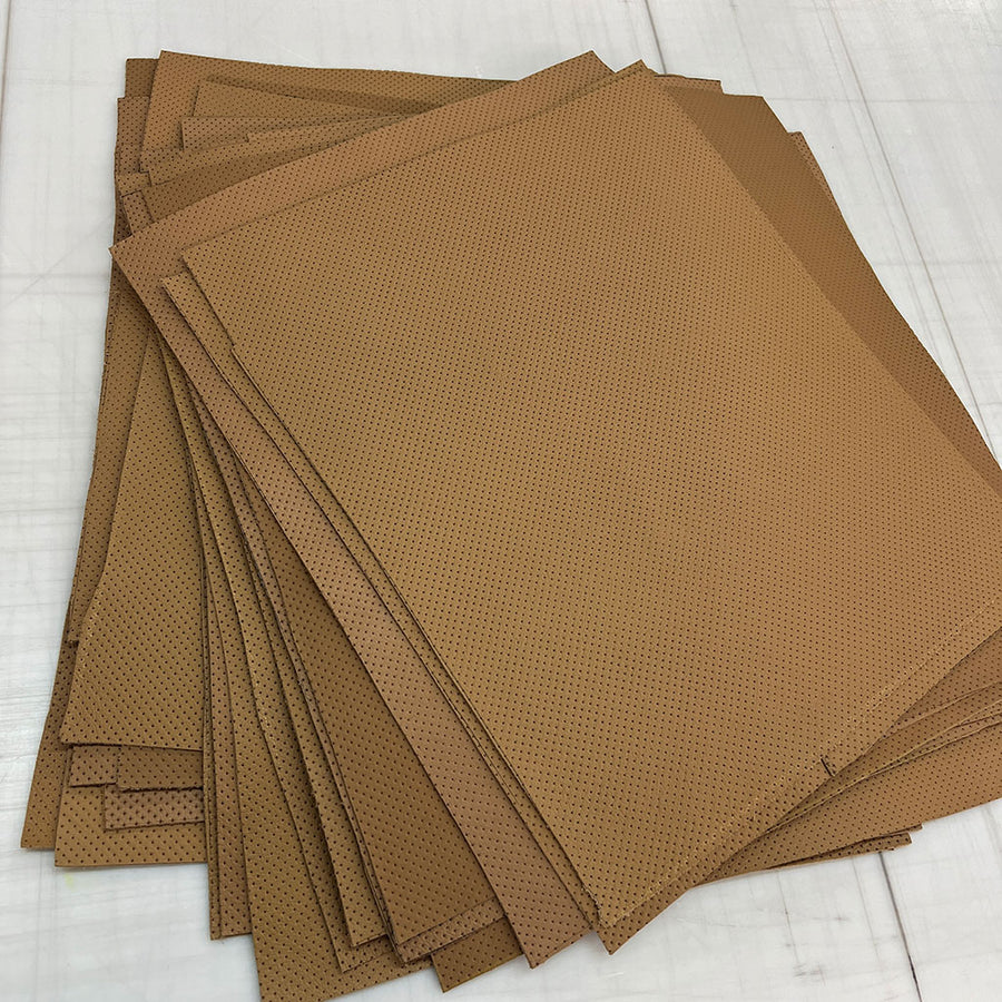 Mercedes Benz Seat Insert Repair Panels - Tan  - Relicate Leather Automotive Interior Upholstery