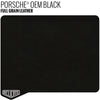 PORSCHE OEM LEATHER - BLACK  - Relicate Leather Automotive Interior Upholstery