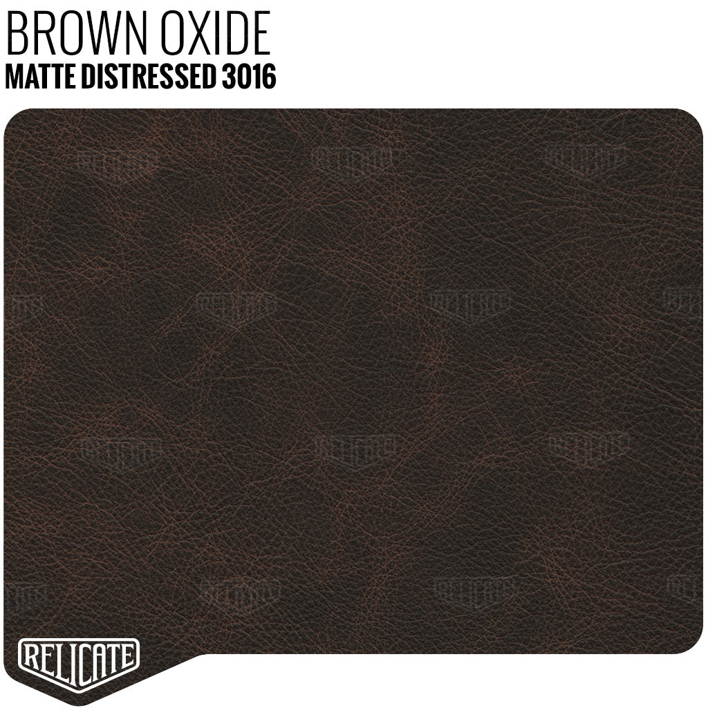 Brown Oxide - 3016 Full Hide - Relicate Leather Automotive Interior Upholstery
